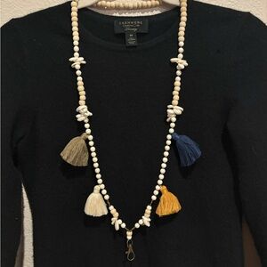 NWOT Colorful Tassel Necklace/ landyard